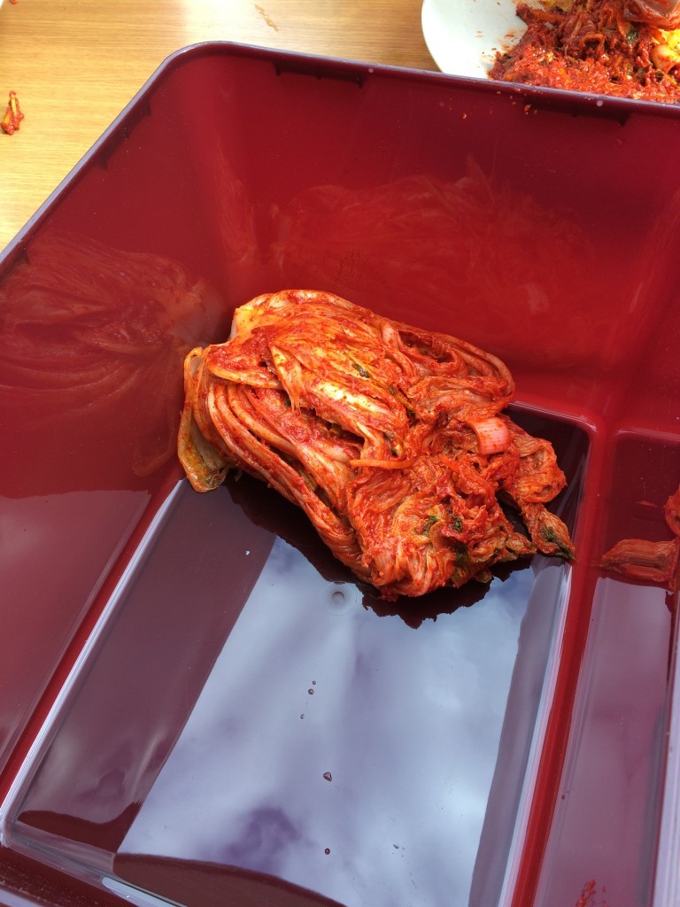 first kimchi head done