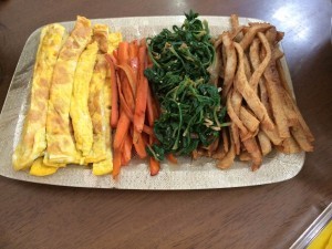 ingredients for kimbap